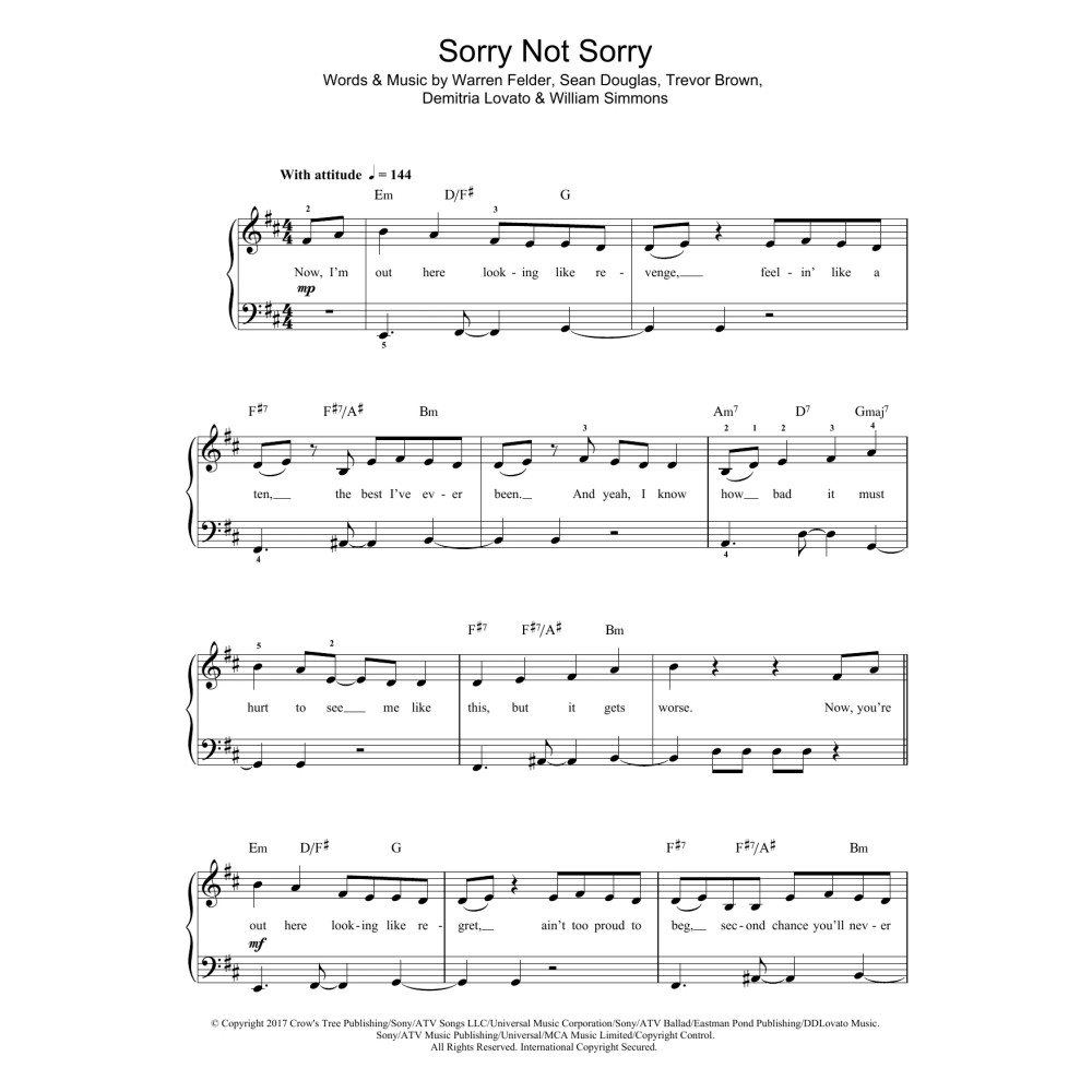 Sorry Not Sorry